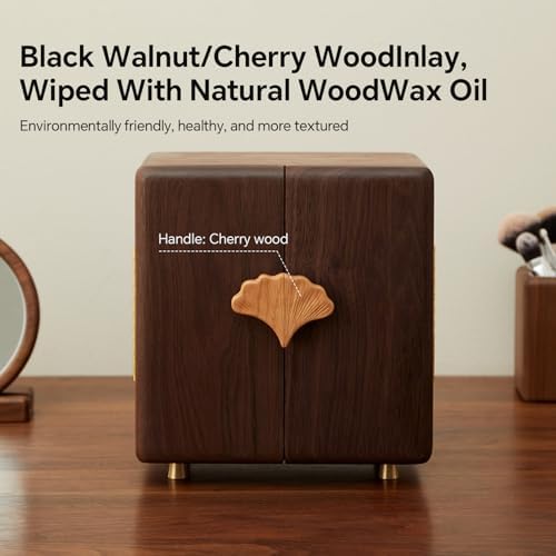 Black Walnut Wood Jewelry Box, Large - Image 5