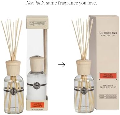 Archipelago Botanicals Mango Tangerine Reed Diffuser, 7.85 fl oz - Image 2
