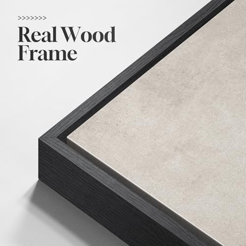 Large Framed Neutral Abstract Wall Art for Living Room Set of 2, 24x36 In - Image 5