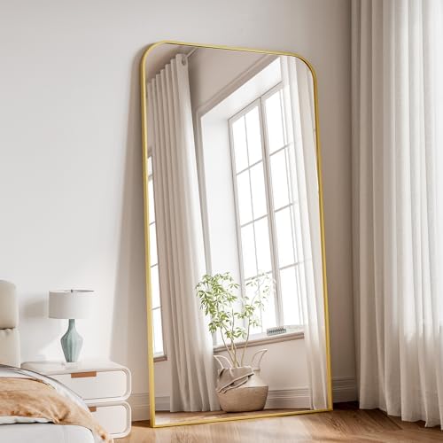 Koonmi Full Length Mirror, 76"x34" Mirror Full Length with Stand - Image 6