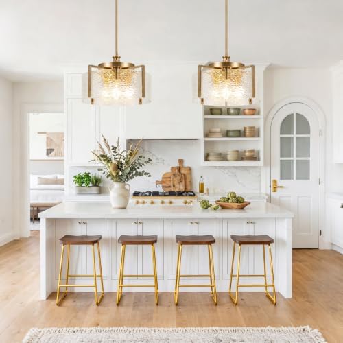 4-Light Adjustable Pendant Lights Kitchen Island,Gold Ceiling Pendant Light - Image 2