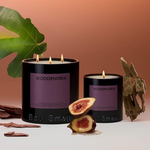 Boy Smells Woodphoria Candle – Coconut Water, Fig Leaves, and Sandalwood – Woody and Floral Scented Candle - Image 5