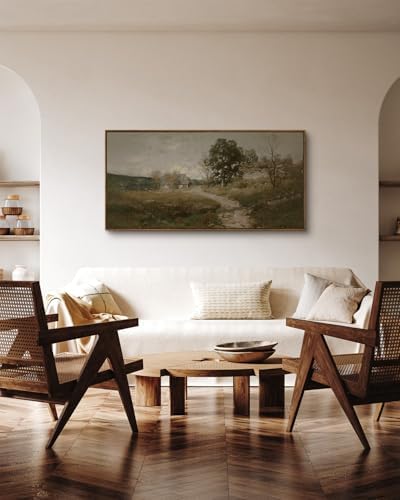 InSimSea Extra Large Framed Vintage Wall Art, Rustic Landscape,48x24in - Image 2