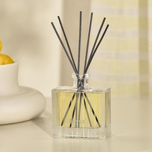NEST New York Reed Diffuser, Sunlit Yuzu & Neroli - The Wellness Collection - 5.9 fl oz - Fragrance for Up to 90 Days - Reusable, Refillable Glass Holder - Includes 8 All-Natural Reed Sticks - Image 3