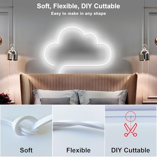Cozylady RGB Neon Light LED Rope Light (1M/3.28Ft-USB-Cold White) - Image 3