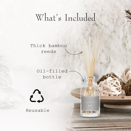 K. Hall Designs Milk Scent Boxed Diffuser Kit, Creamy-Sweet Coconut Vanilla - Image 4