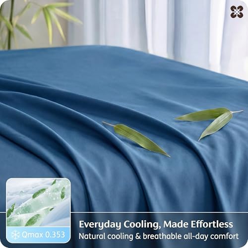 Bedsure PureWoven 100% Rayon Derived from Bamboo, Full Size Sheets, 4 PCS - Image 5