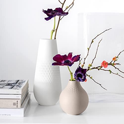 Villeroy & Boch Collier Blanc Tall Vase : Carre, 4.5 in, Premium Porcelain, White - Image 2