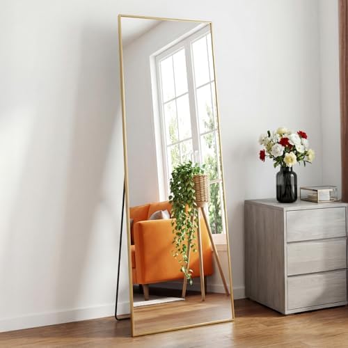 19"x58" Mirror Full Length, Upgraded Body Wall Mirrors by Aidoly