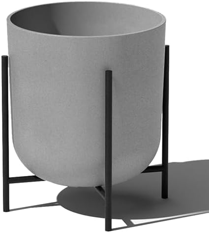 Veradek Mason Series Raised Lima Planter - Round Planter with Stand by VeradekOutdoor