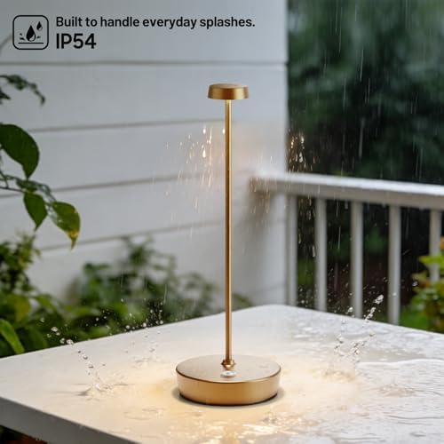Rechargeable Cordless Table Lamp, 6000mAh Battery Table Light - Image 2