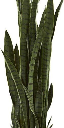 Nearly Natural 48 in Artificial Sansevieria Snake Plant with Pot - Image 2