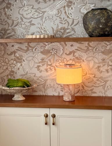 BSOD Pink Shell Marble Lamp Stone Lamps - Fossil Marble Table Bedside Cordless Luxury Cute Design Bedside Lamp for Home Decor, Bedroom, Living Room & Gifts (Rechargeable Pink Lumachella Lamp) - Image 6