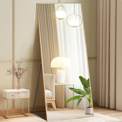 DUMOS 24"x65" Full Length Mirror with Stand, Full Body Floor Mirror by DumosLifestyle