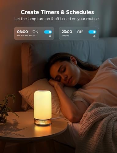 Govee RGBIC Smart Table Lamp 2, Touch Bedside Small Table Lamp (Corded) (Pack of 2) - Image 7