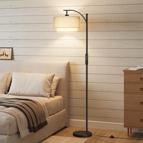 SUNMORY Arc Floor Lamps for Living Room with 12W Remote and Dimmable Bulb - Image 7
