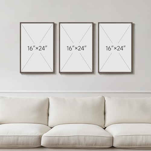 Framed 3 Piece Neutral Vintage Botanical Wall Art for Dining Room, 16x24 In - Image 4
