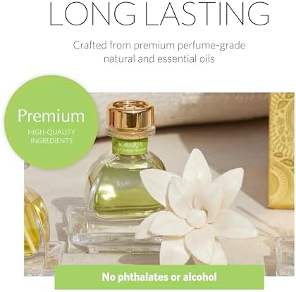 AGRARIA Citrus & Floral PetiteEssence Collection, Handmade Sola Flower Reed Diffuser Set of 3, Luxury Home Fragrance Scented Oil Diffuser Gift Set - Image 4