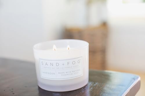 Sand + Fog Scented Candle - Lavender – Additional Scents and Sizes – 100% Cotton Lead-Free Wick - Luxury Air Freshening Jar Candles - Perfect Home Decor – 12oz… - Image 5