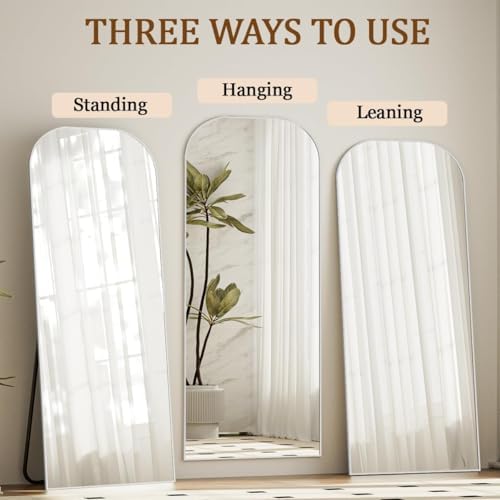 Koonmi Full Length Mirror, 56"x21" Mirror Full Length with Stand - Image 4