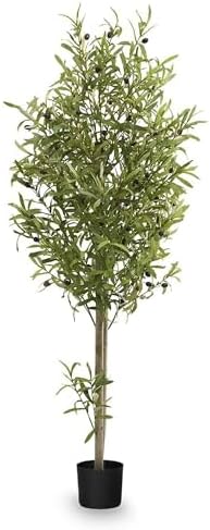 Maia Shop - 5ft Artificial Olive Tree - Faux Indoor Plant by MaiaShop