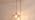 Shenmoyl Plug in Pendant Light Hanging Light Fixtures with Plugin Cord On/Off Switch,Pink Scindapsus Glass Lampshade Brass Pendant Light - Image 7