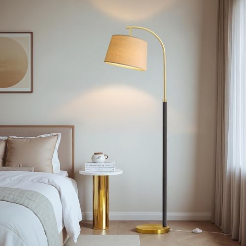 Real Wood Floor Lamps for Living Room Bedroom, 62" Mid Century Modern Lamp - Image 2