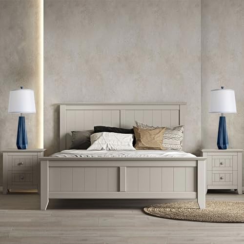 WIHTU 27'' Navy Blue Resin Table Lamps, Desk Lamps with 3 Color Temperature - Image 6
