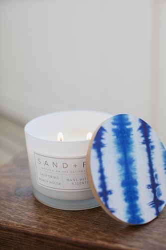 Sand + Fog Beach Day Bundle - Set of Three Luxury Candles - California Beach House, Clean Waves, Ocean & Sea Salt - 12 oz - Image 6