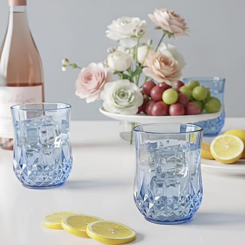 12 Pack Plastic Stemless Wine Glasses, 12oz Unbreakable Wine Cups - Image 6