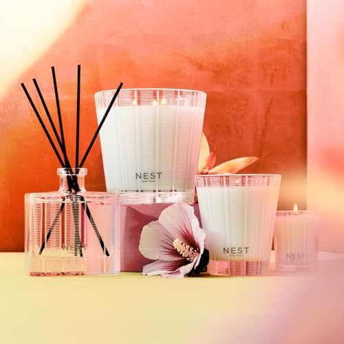 NEST New York Scented 3-Wick Candle, Something Tropical - 21.2 oz - Up to 100-Hour Burn Time - Reusable Glass Vessel - Image 2