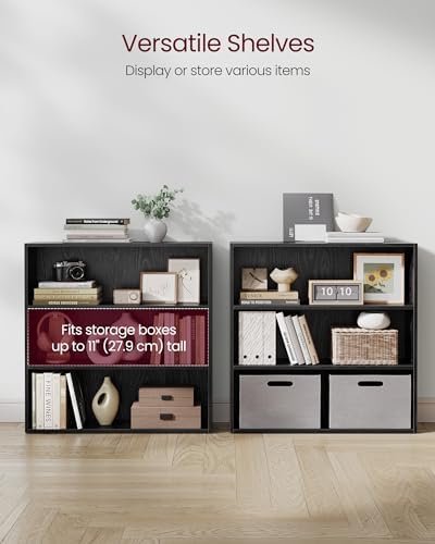 VASAGLE 3-Tier Bookshelf, Storage Organizer, 31.5 x 9.5 x 32 Inches - Image 5