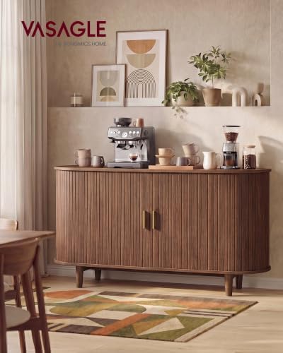 VASAGLE Storage Cabinet, Sideboard with Adjustable Shelves - Image 2