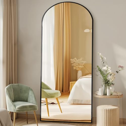 DUMOS 65"x24" Arched Full Length Mirror with Stand, Full Body Floor Mirror by DumosLifestyle