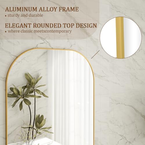 Koonmi Full Length Mirror, 56"x21" Mirror Full Length with Stand - Image 3