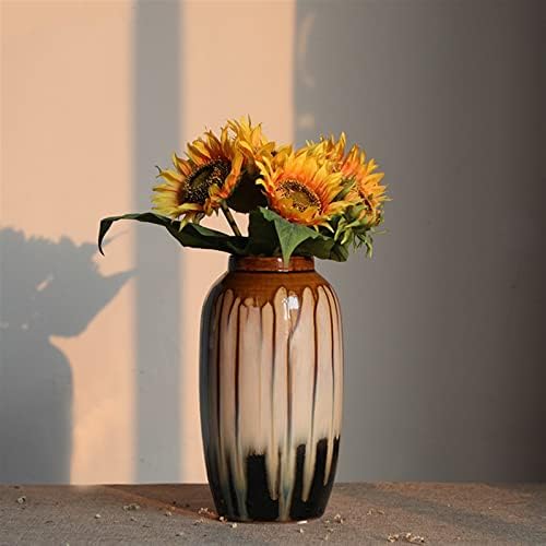 Decorative Vase Ceramic Vase Floor Vase Countertop Ornaments Living Room Corridor Entrance Decorative Simple Dried Flower Arrangements Vintage Vase Ceramic Vase Glass Vase Hydroponic Flower Vase ( Siz - Image 4
