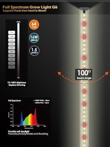 GlOWRIUM T5 Grow Light for Indoor Plants, 3500K Plant Light Strip - Image 4