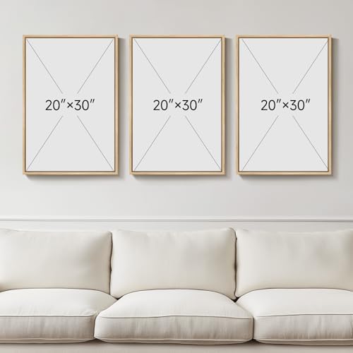 Framed Boho Beach Wall Art, 3 Piece Ocean Decor for Living Room, 30x60 Inch - Image 7