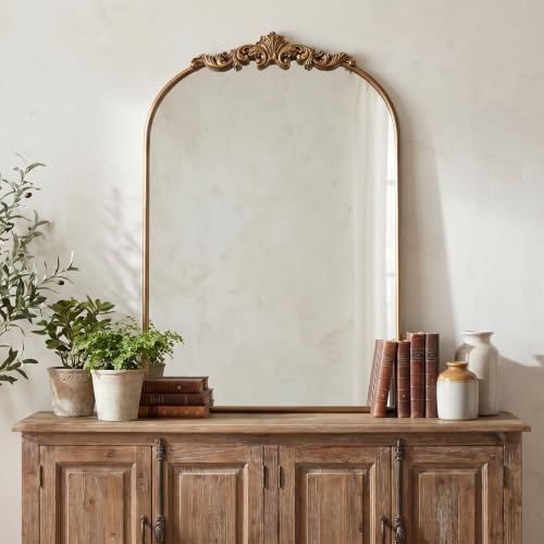 24x36in Ornate Baroque Wall Mirror - Image 3