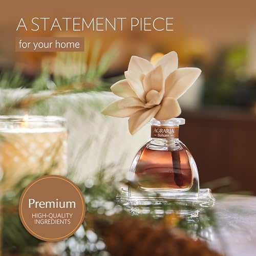 AGRARIA PetiteEssence Flower and Reed Diffuser Set, Hand Crafted Sola Flower Botanical Home Fragrance Set, Scented Oil Gift for All Occasions - Image 2