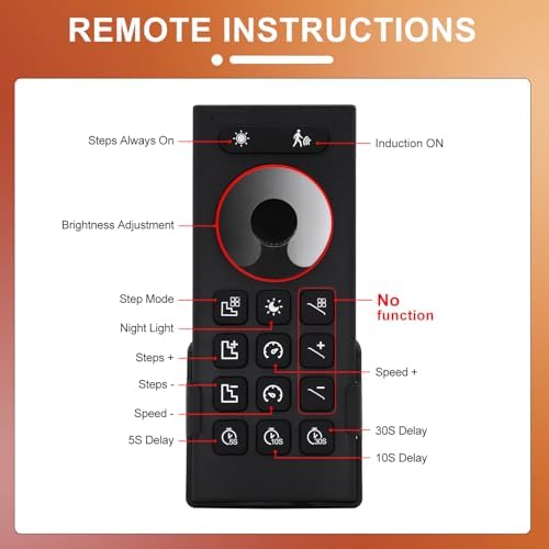 Smart Motion Sensor Stair Lights,16 Step COB Strip Kit with App Remote - Image 6