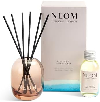 NEOM Real Luxury Reed Diffuser,100ml | Lavender, Jasmine & Sandalwood I 100% Natural Fragrances I Last up to 12 Weeks I Refillable and Reusable - Image 6