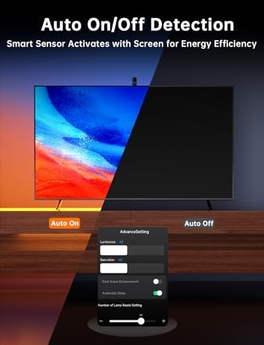 FFJ TV LED Backlight, 11.5ft Cuttable TV Lights that Change with TV - Image 7