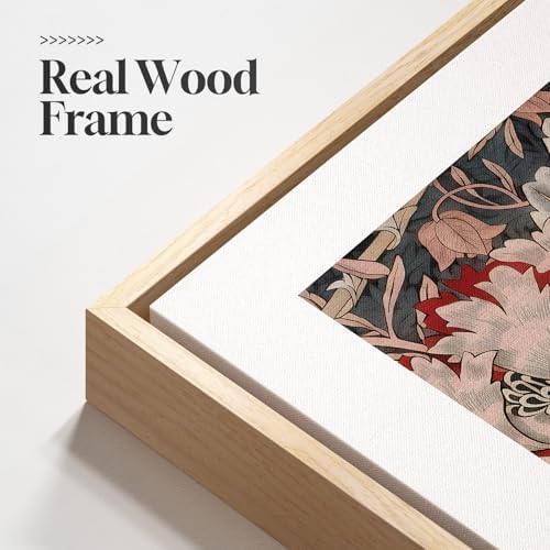 Large Framed William Morris Vintage Wall Art for Living Room, 3 Piece - Image 5