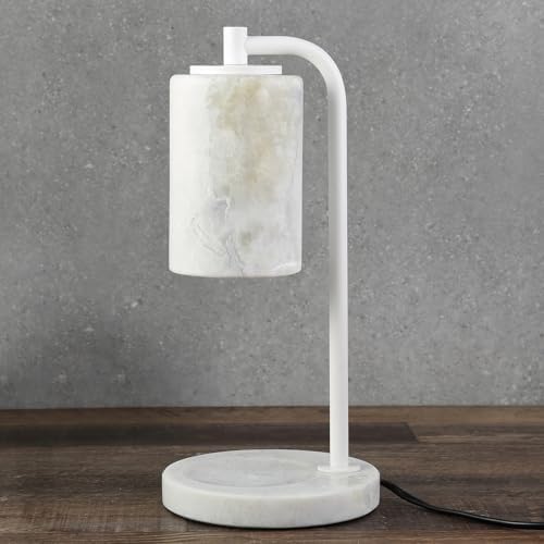 Marble Candle Warmer Lamp with Timer & Dimmer- Flameless Wax Melt Warmer, Electric Candles Warmer, Unique Textured Table Lamp for Jar Candles, Elegant Home & Bedroom Decor, Perfect Housewarming Gift by Unknown