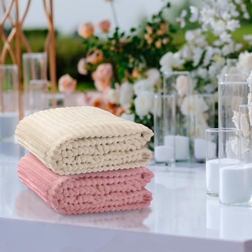 Buryeah 12 Pcs Flannel Blankets Bulk,Fall Outdoor Wedding, Multicolor - Image 6