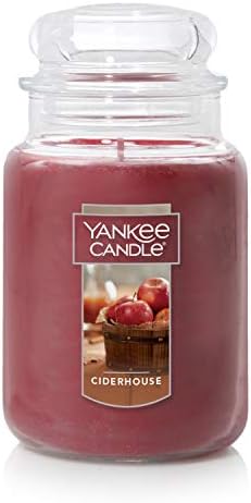 Yankee Candle Cider House Scented, Classic 22oz Large Jar Single Wick Candle, Over 110 Hours of Burn Time by YankeeCandle