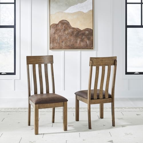 Signature Design by Ashley Vallister Dining Chairs Set of 2, Light Brown - Image 2