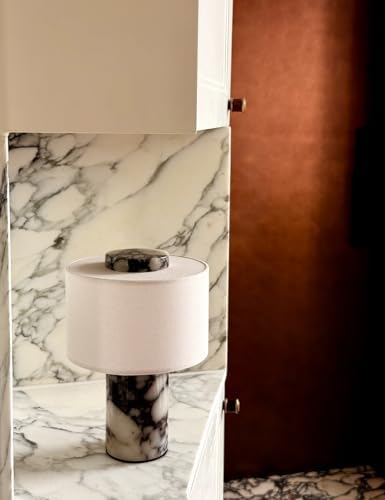 BSOD Marble Lamp, 10 Inch Natural Stone Modern Luxury Decor Lamp - Image 4