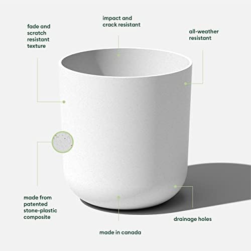 Veradek Mason Series Lima Planter - Large Round Outdoor Planter - Image 2